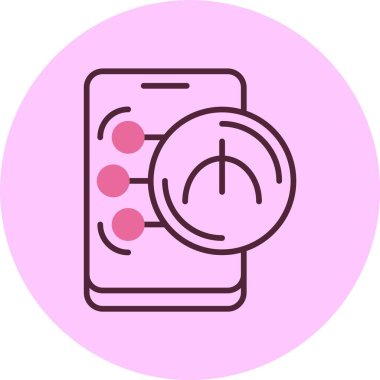 Turkmenistani Manat ikon vektör illüstrasyonu