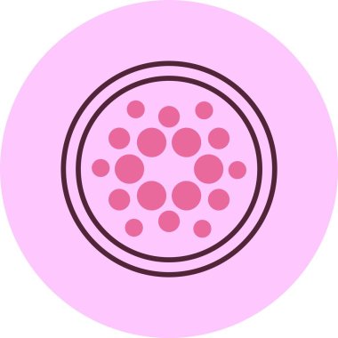 Cardano simgesi, vektör basit illüstrasyon 