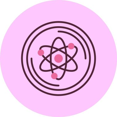 Kozmos simgesi, vektör basit çizim 