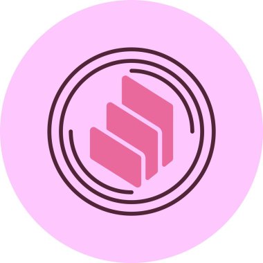 Bileşik simge, vektör basit illüstrasyon 