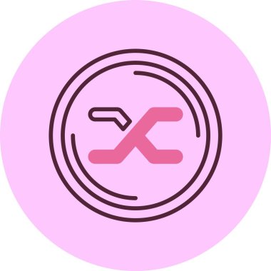 Synthetix simgesi, vektör basit illüstrasyon 