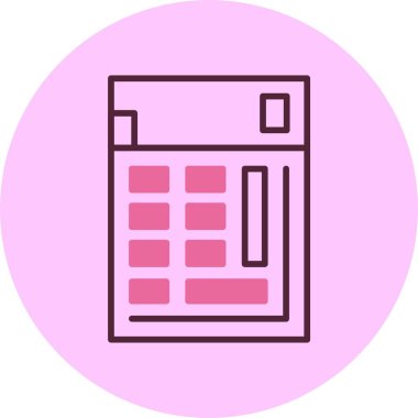 Basit iş simgesi basit düz illüstrasyon