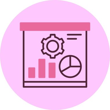 Basit iş simgesi basit düz illüstrasyon