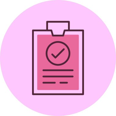 Araştırma simgesi, vektör basit illüstrasyon 