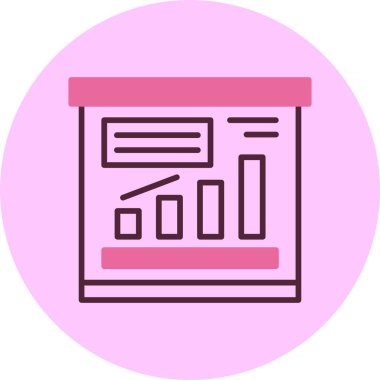 Basit iş simgesi basit düz illüstrasyon