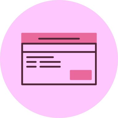  Kredi kartı web simgesi vektör illüstrasyonu