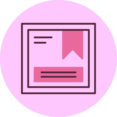 paket web simgesi vektör illüstrasyonu