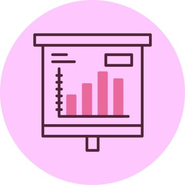 Modern iş haritasının vektör simgesi 