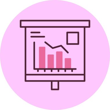 Çizelge. Web simgesi basit illüstrasyon