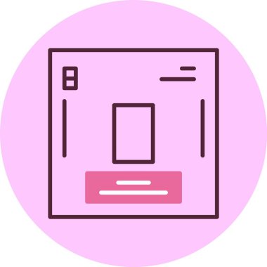 Oxygen web icon vector illustration