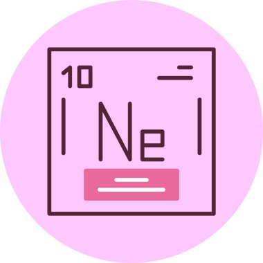 Neon web simgesi vektör illüstrasyonu