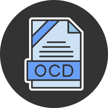 dosya uzantısı simgesi, vektör illüstrasyonu basit tasarım