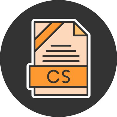 dosya uzantısı simgesi, vektör illüstrasyonu basit tasarım