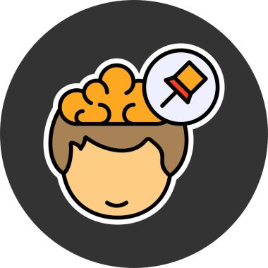 pin web simgesi vektör illüstrasyonu