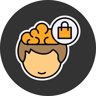 Alışveriş çantası web simgesi vektör illüstrasyonu