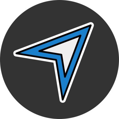 Web simgesi vektör resimlemesi gönder