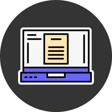 Seo simgesinin vektör illüstrasyonu