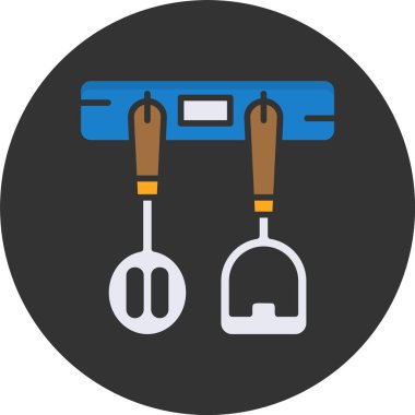 Rack simgesi, vektör basit illüstrasyon 