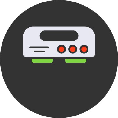 Beater simgesi, vektör basit illüstrasyon 