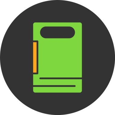 Kesme tahtası simgesi, vektör basit illüstrasyon 