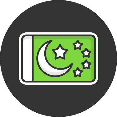 Union Flag simgesi, vektör basit illüstrasyon 