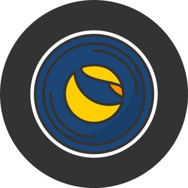 Terra web simgesi vektör illüstrasyonu