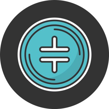 Teta Ağı Web simgesi vektör illüstrasyonu