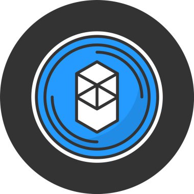 Fantom Web simgesi vektör çizimi