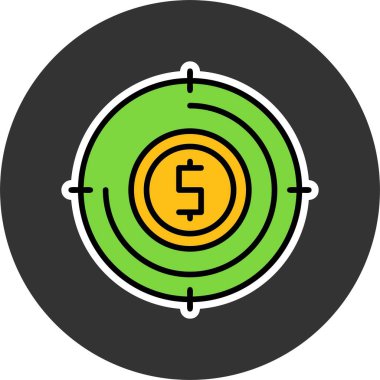 hedef web simge vektör çizim