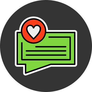 Geri besleme web simgesi vektör illüstrasyonu