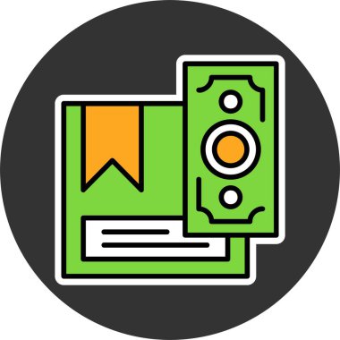 Dağıtım web simgesi vektör illüstrasyonunda nakit