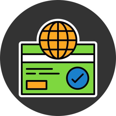 Ödeme kapısı web simgesi vektör illüstrasyonuName