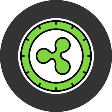 Dalgalanma Web simgesi vektör illüstrasyonu