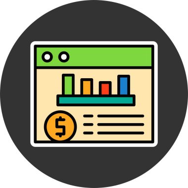 Gider izleyici ağ ikonu vektör illüstrasyonuName