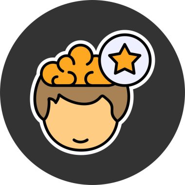 Favori web simgesi vektör illüstrasyonu