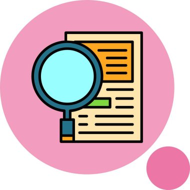 Renkli arkaplan üzerindeki işe alım süreci simgesi, vektör illüstrasyonu 