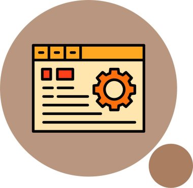 Vites simgesi ayarlarını gösteren web sayfası arayüzü