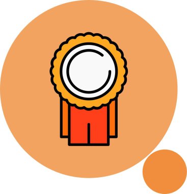 Turuncu arka planda duran çizgi film karakteri.