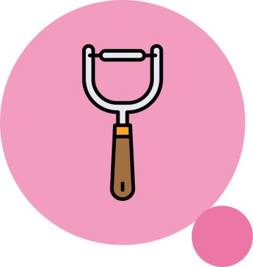 Renkli arkaplan, vektör illüstrasyonunda öncü simgesi 