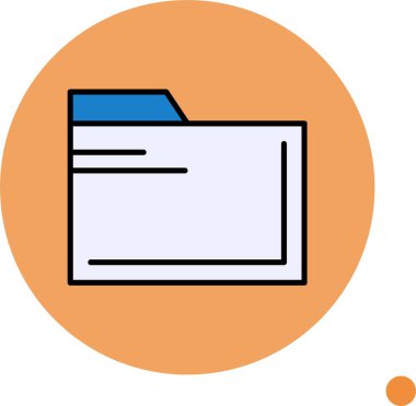 Dizin simgesi, basit vektör illüstrasyonu 