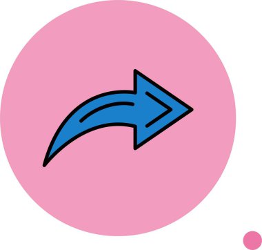 Renkli arkaplan, vektör illüstrasyonunda simgeyi paylaş  