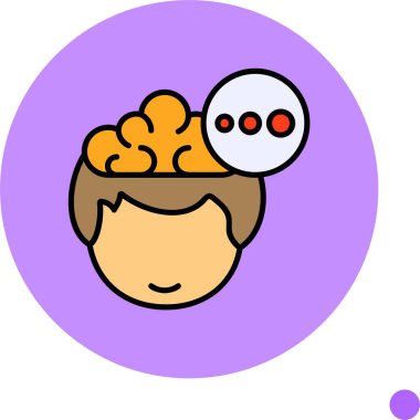 Karikatür beyni, insan kafasının içindeki illüstrasyonu düşünür.