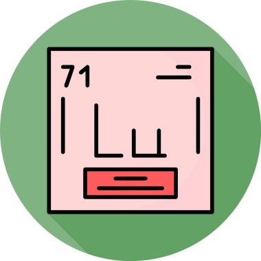 Yeşil çember arkaplana sahip minimalist takvim sayfası simgesi