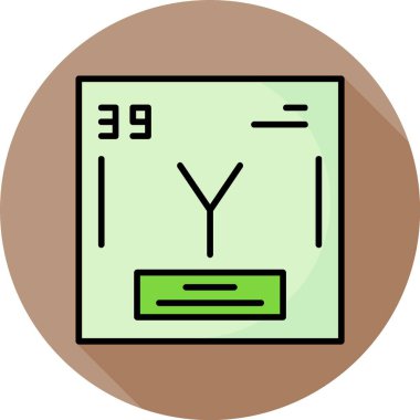 Sayılı minimalist yeşil devre kartı simgesi