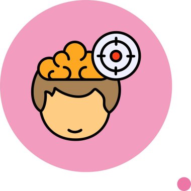 Çizgi film beyni insan kafasının içinde hedef alınmıştır.