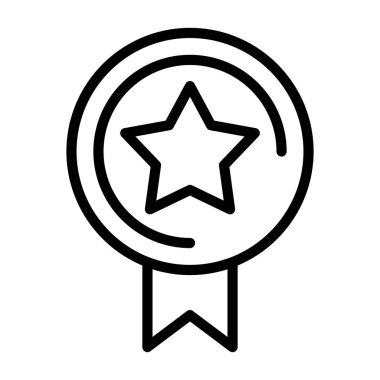 Merkezi yıldız sembolü içeren ana ödül madalyası