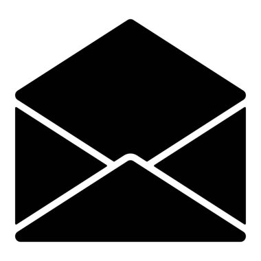 E- posta simgesi, vektör illüstrasyonu. Posta     