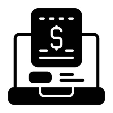 Beyaz sırtlı, vektör illüstrasyonunda Elektronik Alıcı simgesi