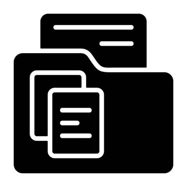 Dizin simgesini beyaz geri gorund, vektör illüstrasyonunda kopyala