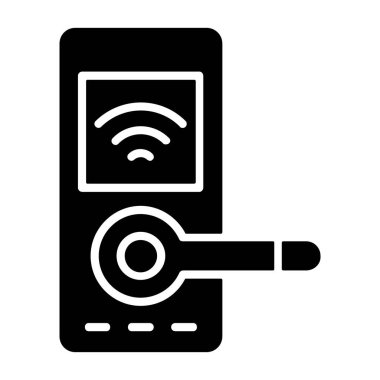 Akıllı Kilit vektör resimleme